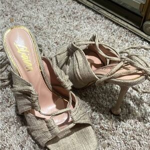 Women's Elegant Beige Heels